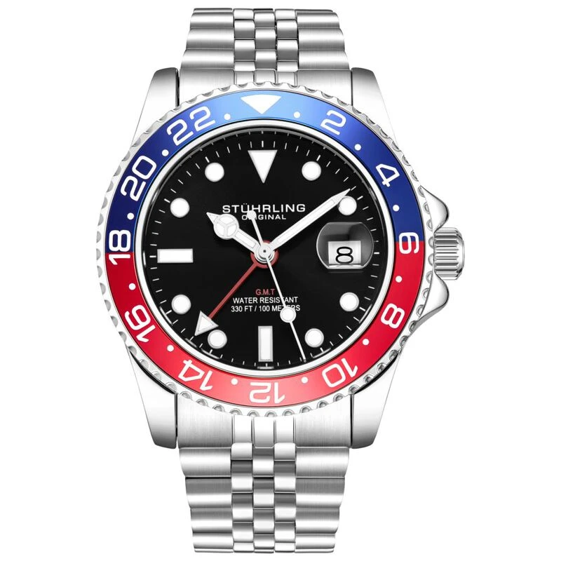 Stuhrling silver watch discount