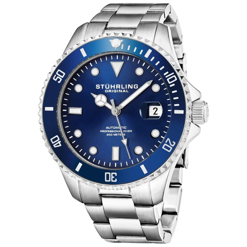 St hrling Mens Regatta 792 Casual Watch Silver Sportpursuit