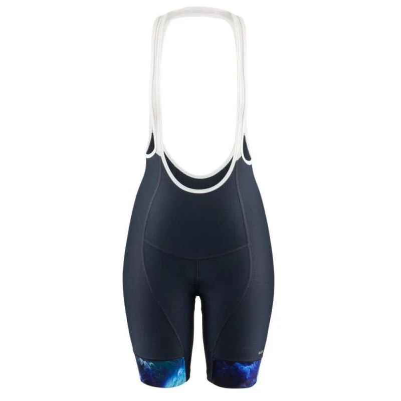 Sugoi Womens Evolution PRT Bib Shorts Deep Navy Thunder Sky Sportp