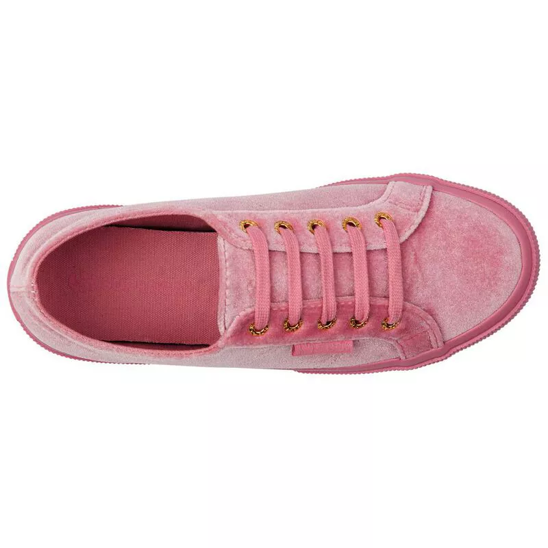 Superga hotsell velvet pink