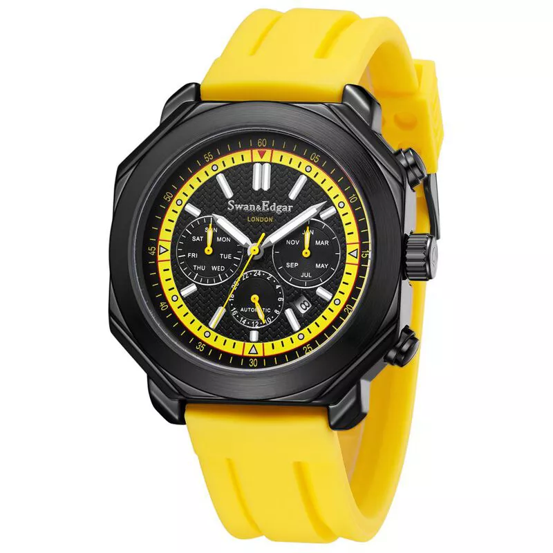 Swan Edgar Exuberant Automatic Watch Yellow Sportpursuit