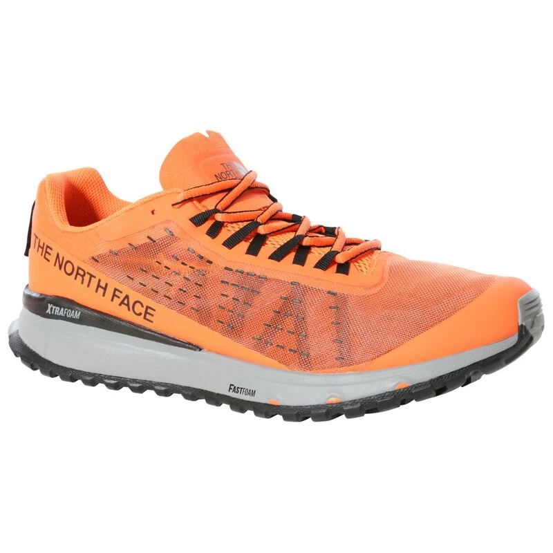 TheNorthFace Mens Ultra Swift Trail Running Shoes (Shocking Orange/TNF