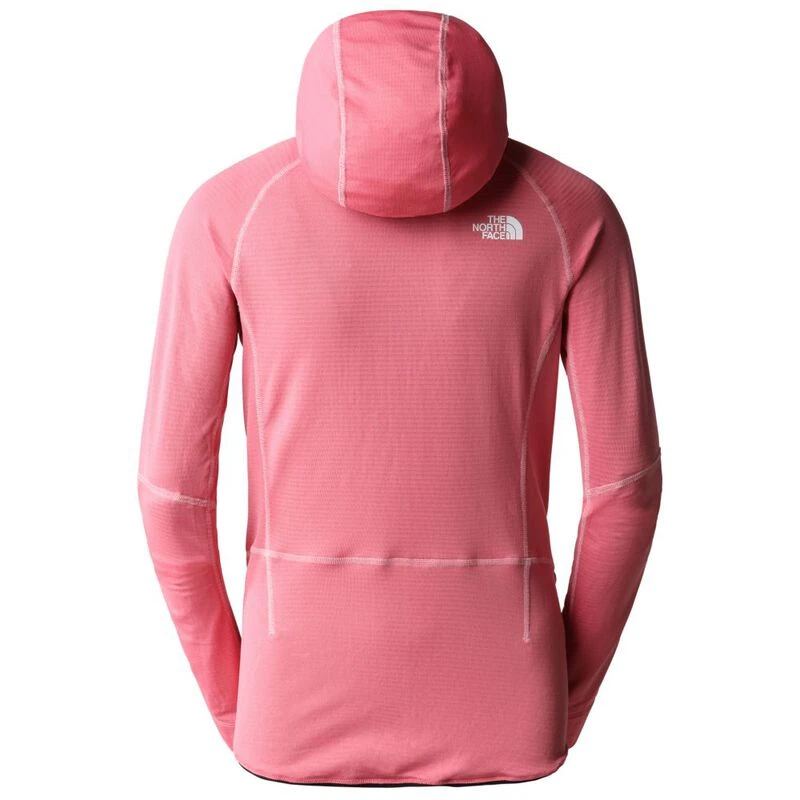 TheNorthFace Womens Bolt Polartec Pink/TNF Hooded Jacket (Cosmo Fleece