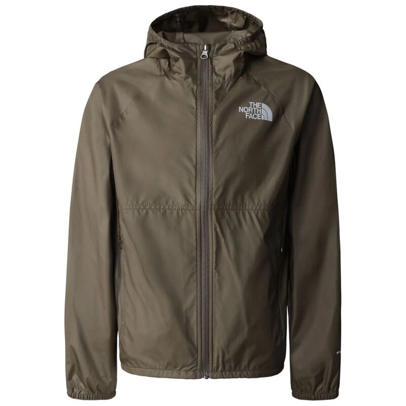 The North Face Boys Never Stop Wind Jacket New Taupe Green Sportpu