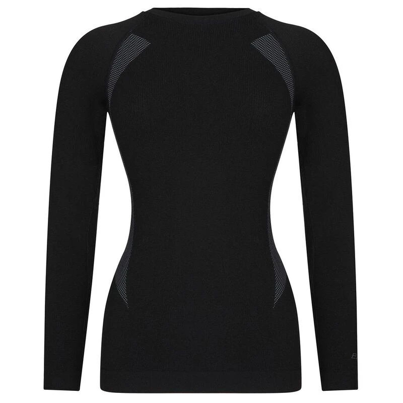 Thermoform Womens Extreme Seamless Thermal Long Sleeve Top (Black) S