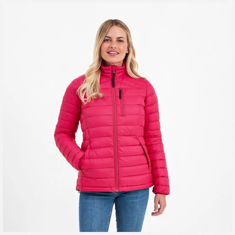 TOG 24 Womens Drax Funnel Down Jacket Cerise Sportpursuit