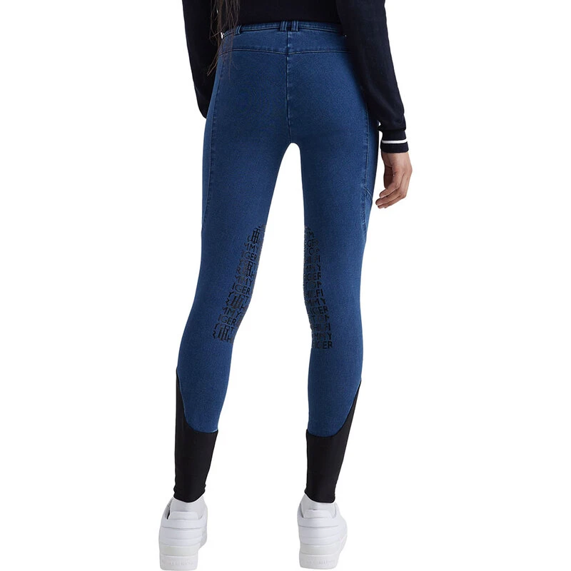 TommyEquestrian Mens Denim Style Knee grip Breeches Blue Sportpurs