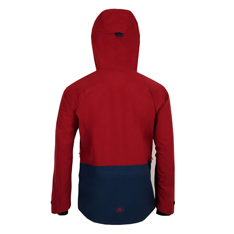 Untrakt Mens Obsidian 3L Shell Jacket (Cherry/Ink)