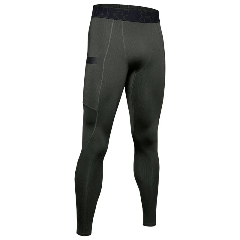 Under Armour Mens Gametime ColdGear Compression Tights (Green)