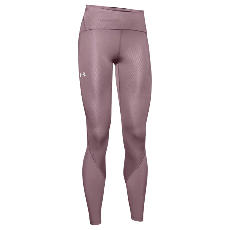 Under Armour Womens Fly Fast Embossed Tights (Hushed Pink)