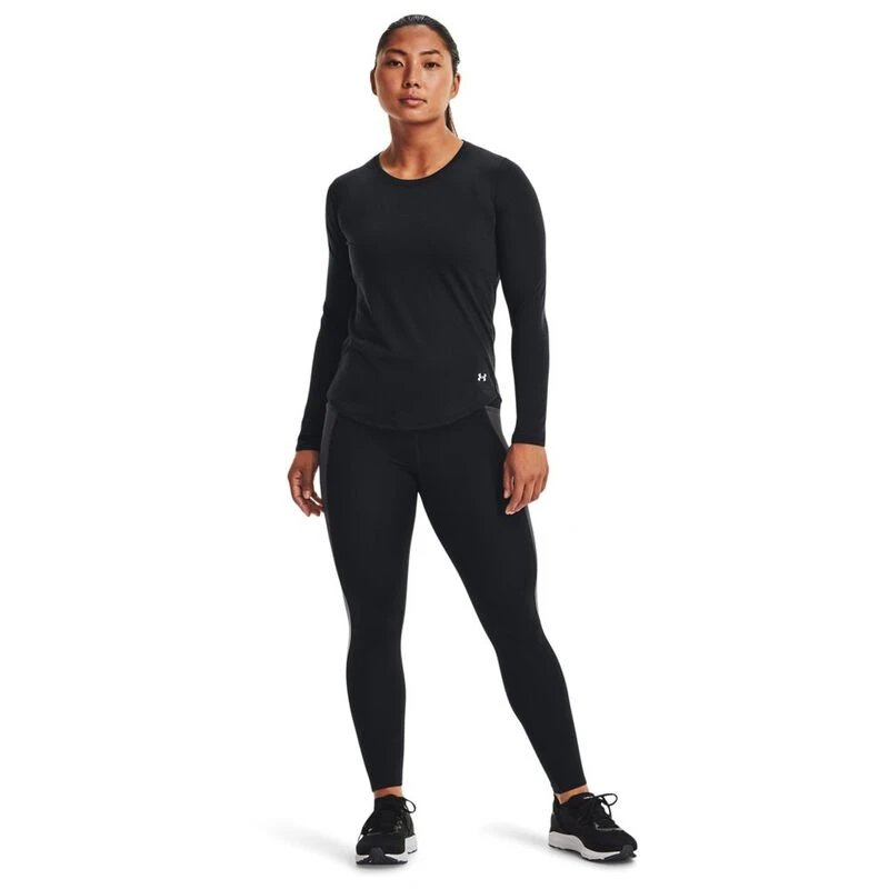 Under Armour Womens Streaker Long Sleeve Top (Black) | Sportpursuit.co