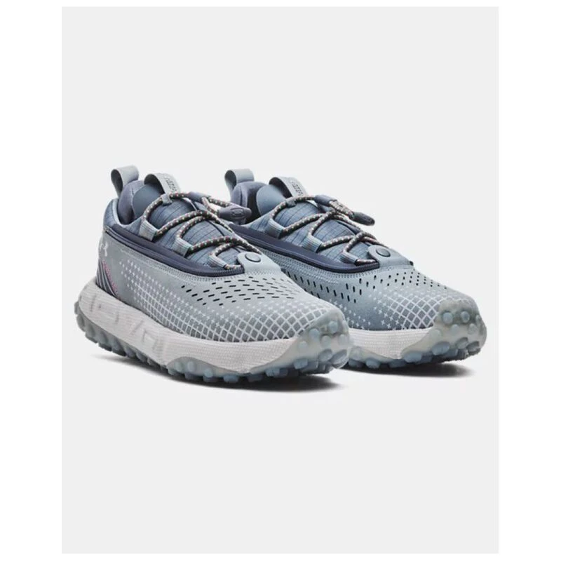 UnderArmour Hovr Summit FT Delta Running Shoes Blue Gravel Halo Gray