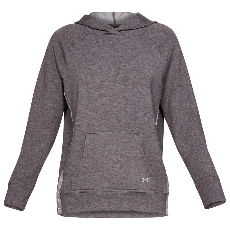 Under Armour Womens Featherweight Fleece Hoodie Tetra Grey Sportpu