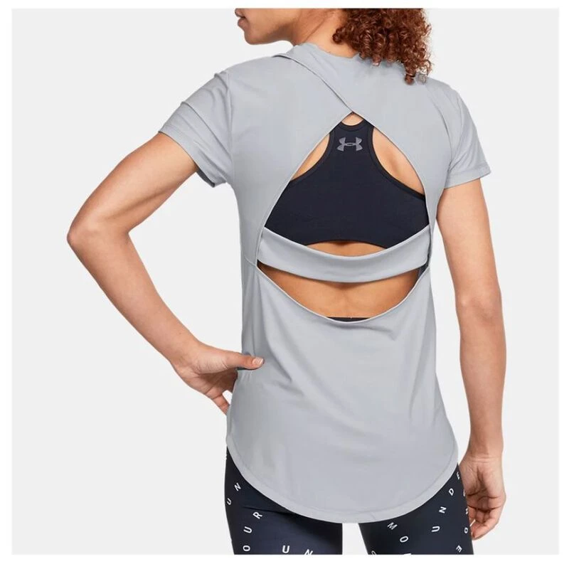 Under armour open back top new arrivals