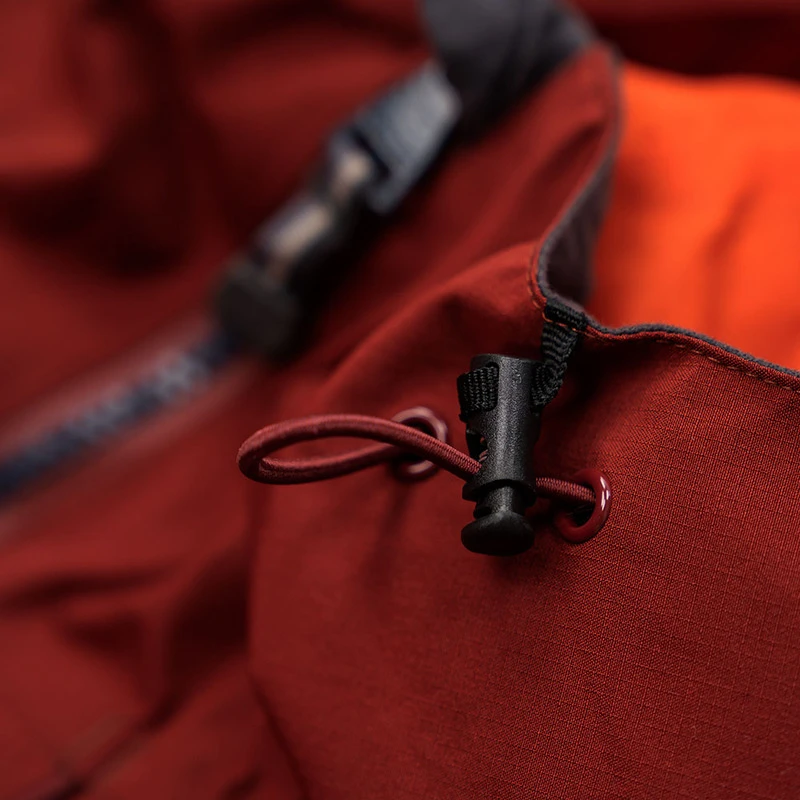 Untrakt Mens Feldspar 2L Shell Jacket (Rust/Beacon/Ink) | Sportpursuit