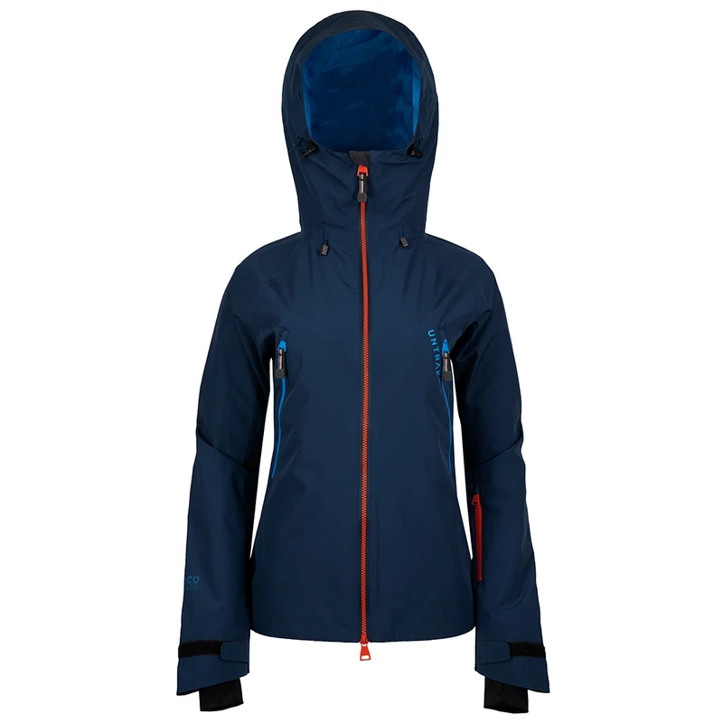 Untrakt Womens Feldspar 2L Shell Jacket Ink Bluebird Beacon Sportp