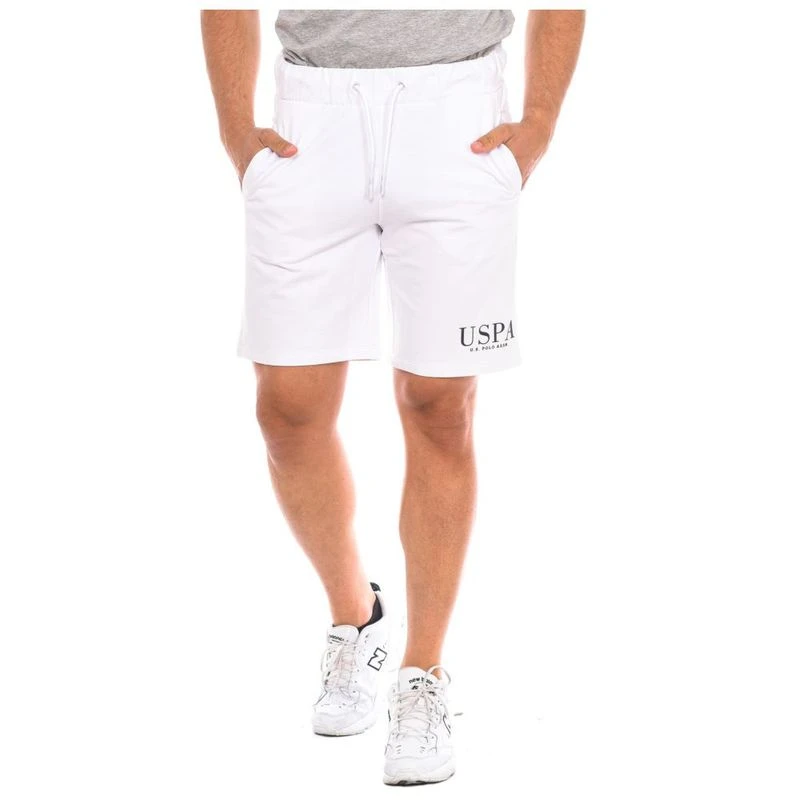 U.S. Polo Assn. Mens Sports Shorts White Sportpursuit