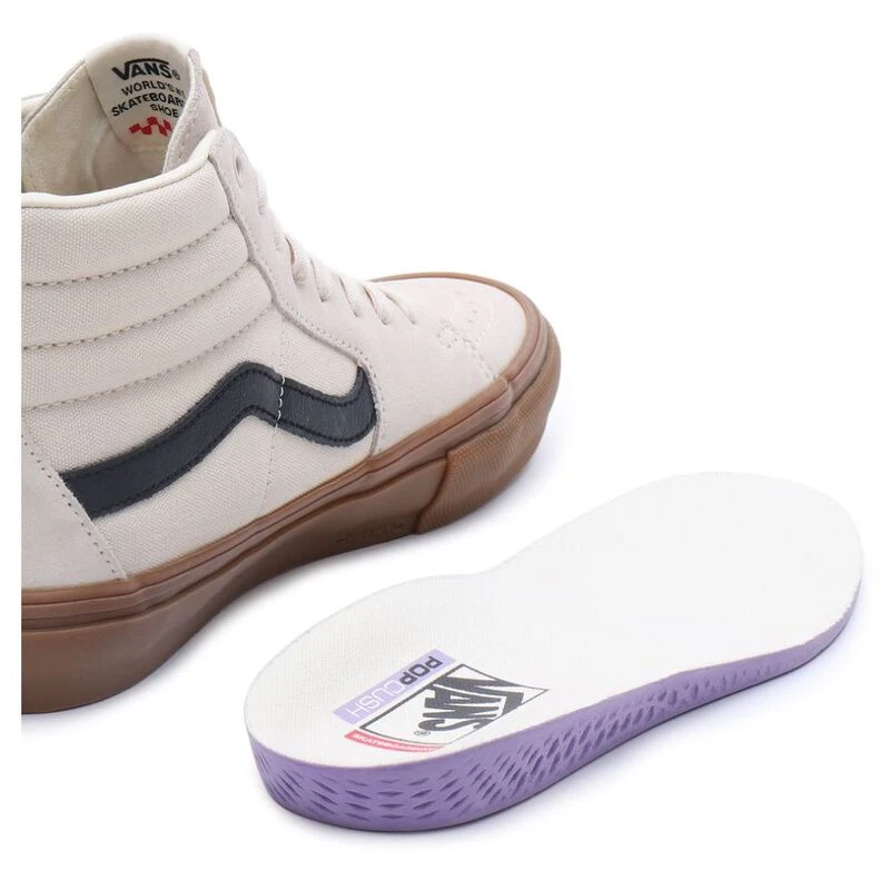Vans Mens Skate SK8 Hi Shoes Medium Beige Sportpursuit