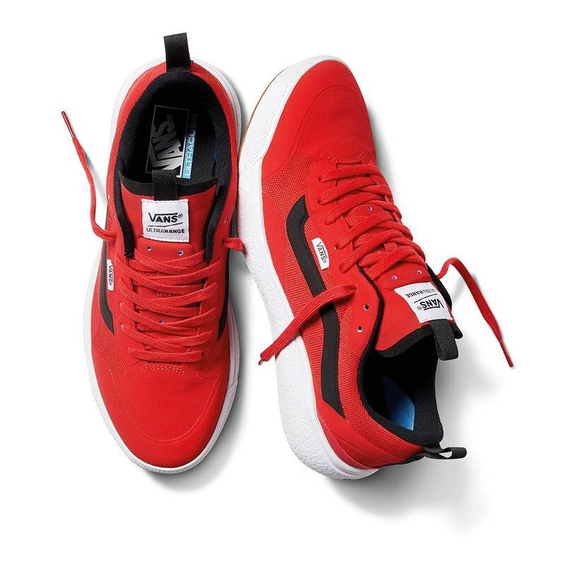 Red ultrarange vans on sale