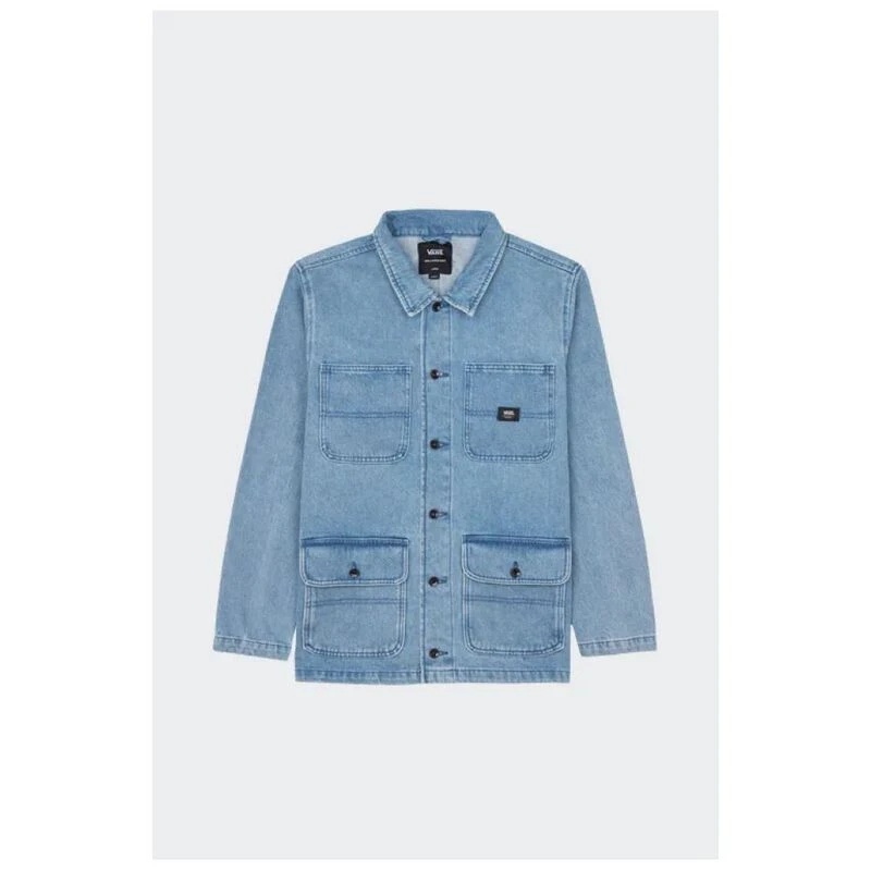 Vans Mens Drill Denim Jacket Blue Sportpursuit