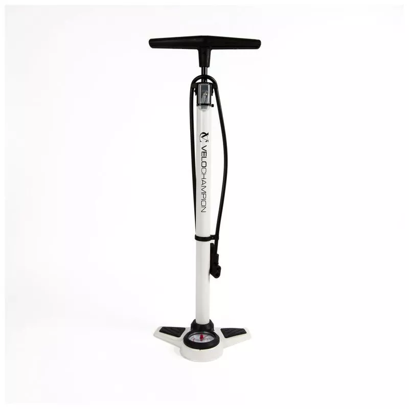 VeloChampion High Pressure Track Pump White Sportpursuit