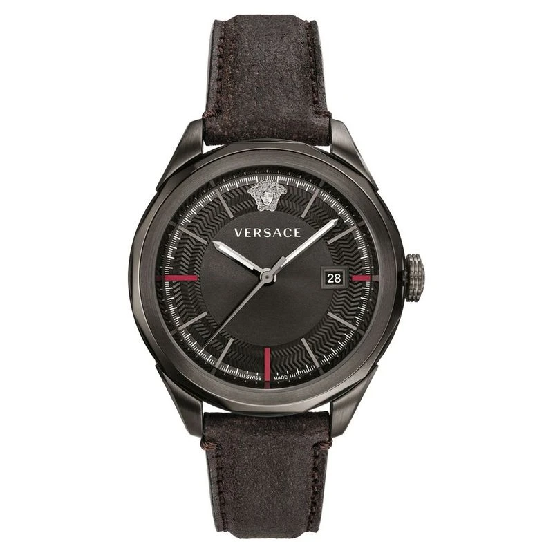 Versace Mens Glaze Watch Black Black Sportpursuit