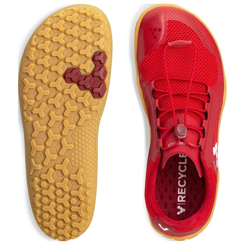 Vivobarefoot Mens Primus Trail FG Shoes Vivo Red Gum Sportpursuit