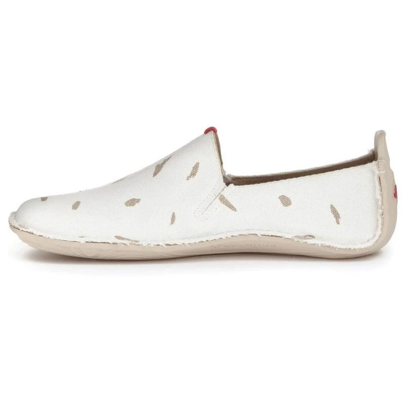 Vivobarefoot Womens Ababa Canvas Swipe Shoes White Sportpursuit