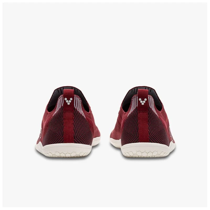 VIVOBAREFOOT Mens Primus Lite Knit Shoes Burgundy Sportpursuit