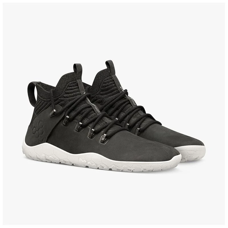 Vivobarefoot Womens Magna FG Boots Obsidian White Sportpursuit