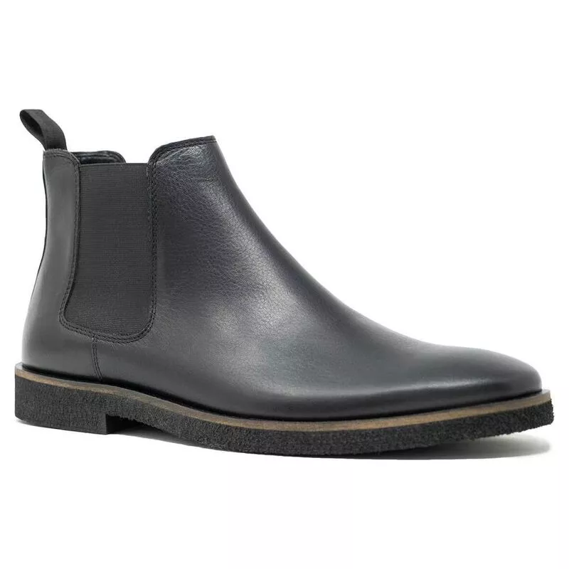 Walk London Mens Hornchurch Chelsea Boots (Black) | Sportpursuit.Com