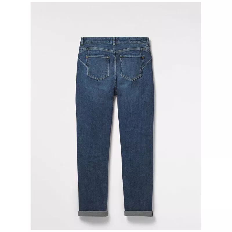 White Stuff Womens Cedar Straight Jeans (Vintage Blue) | Sportpursuit.