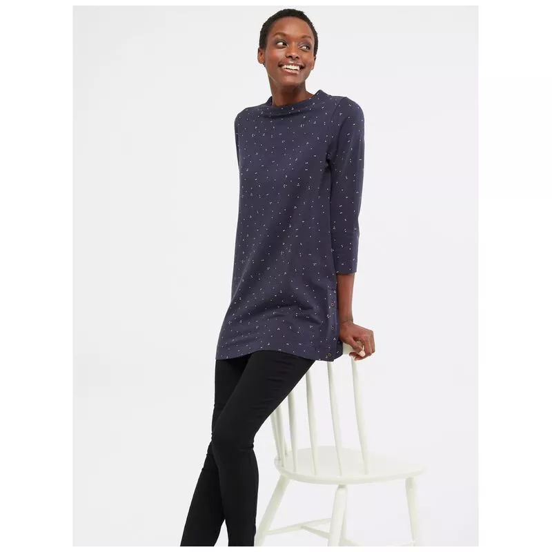 White Stuff Womens Button Side Tunic (Ink Navy)