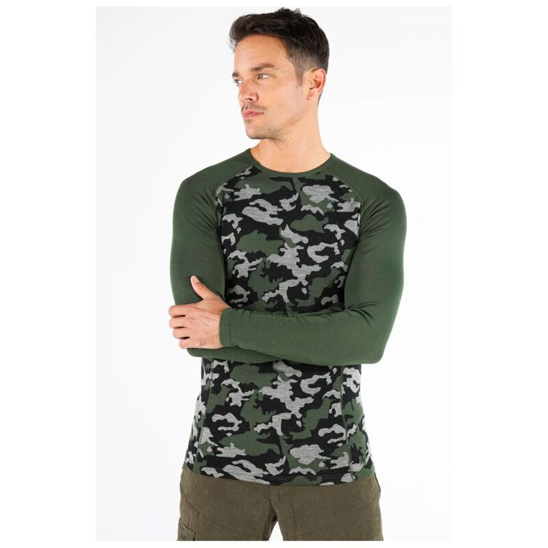 Spyder Camo Jacquard T-Shirt - Long Sleeve