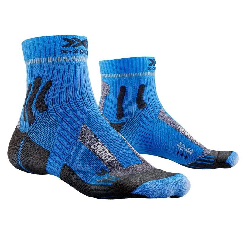 X Bionic Mens Marathon Energy 4.0 Socks Twyce Blue Opal Black Spor
