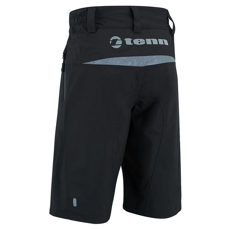 Tenn Mens Protean Waterproof MTB Shorts w Elasticated Waist Black