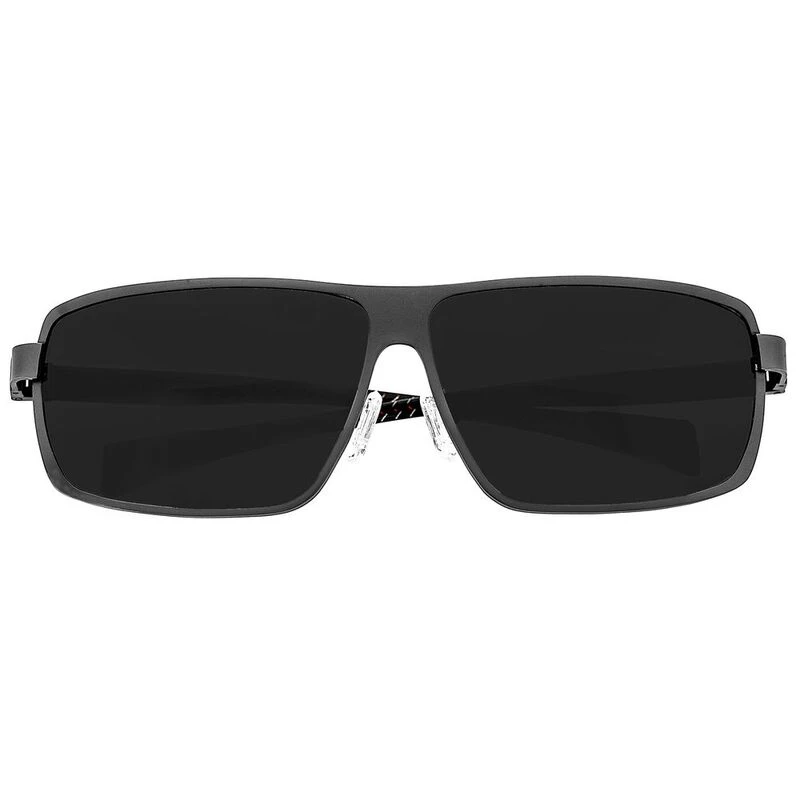 Breed Mens Finlay Titanium Polarized Sunglasses (Gunmetal/Black) | Spo
