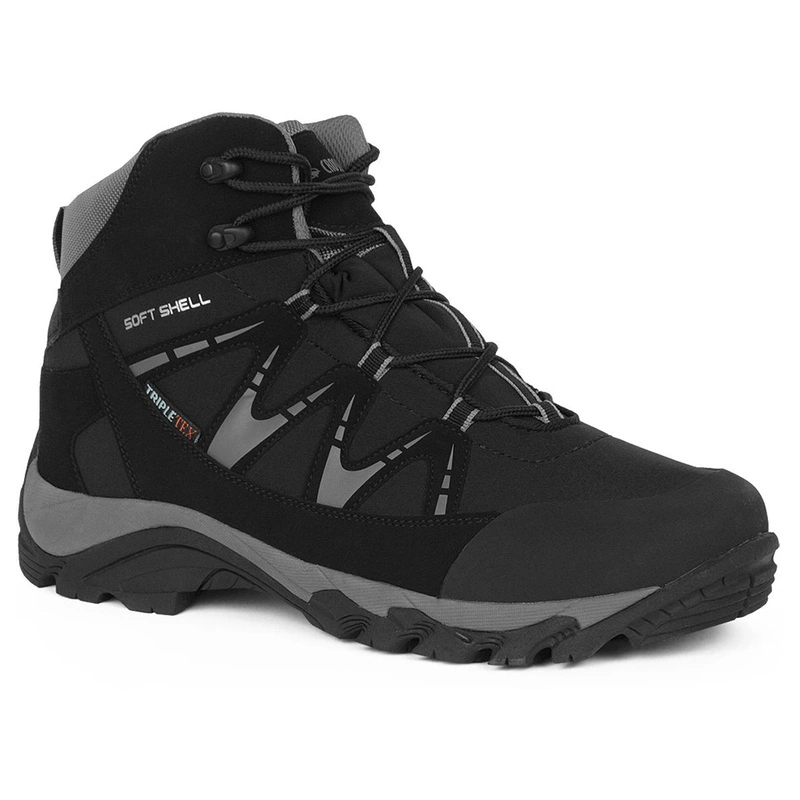 Crossroad Mens Tabar Hiking Boots (Black)