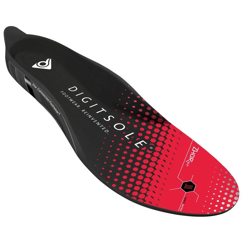 Digitsole Warm Series Heated Insole Black Red Sportpursuit
