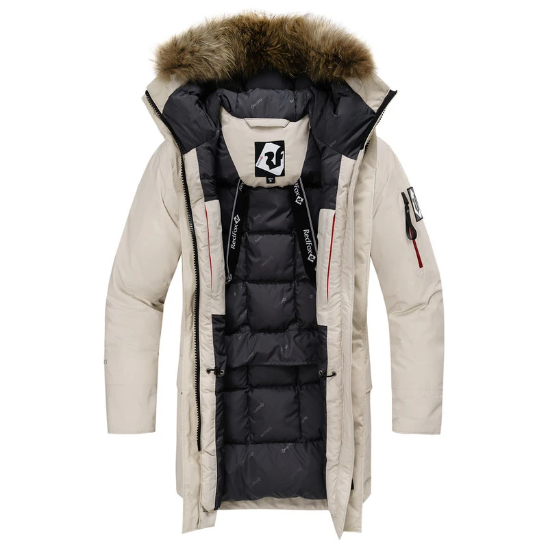 Red fox down jacket store