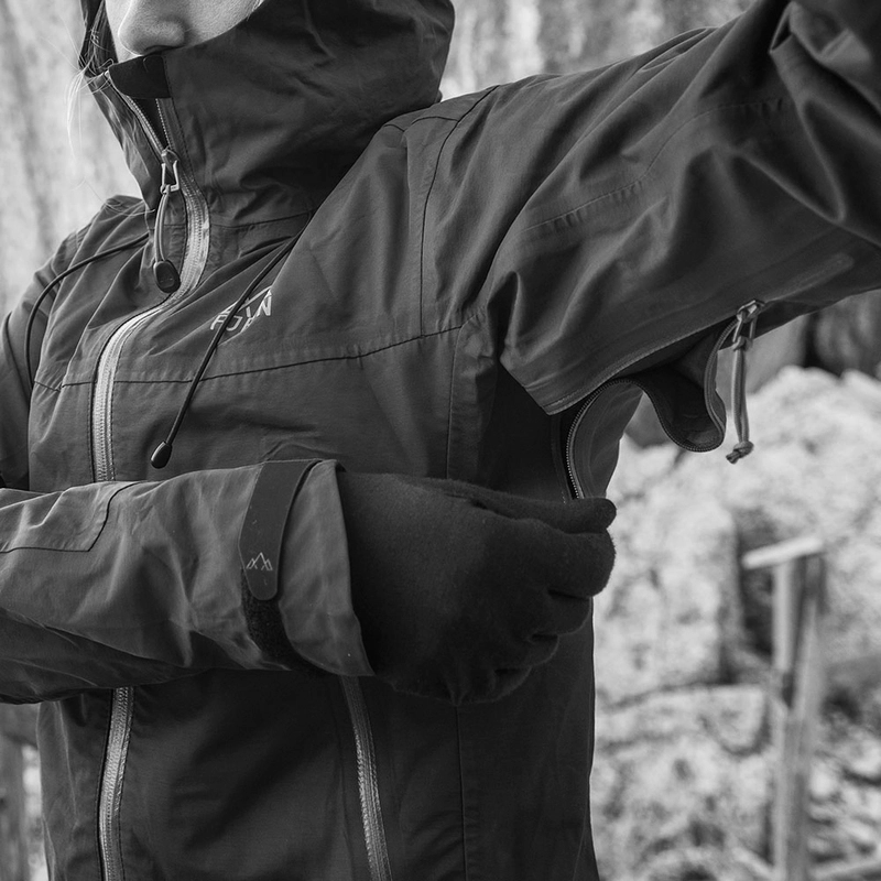 Fjern Womens Orkan Waterproof Shell Jacket (Teal/Orange) Sportpursui