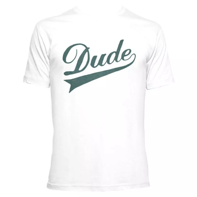 Time 40 Mens Dude TShirt (White)