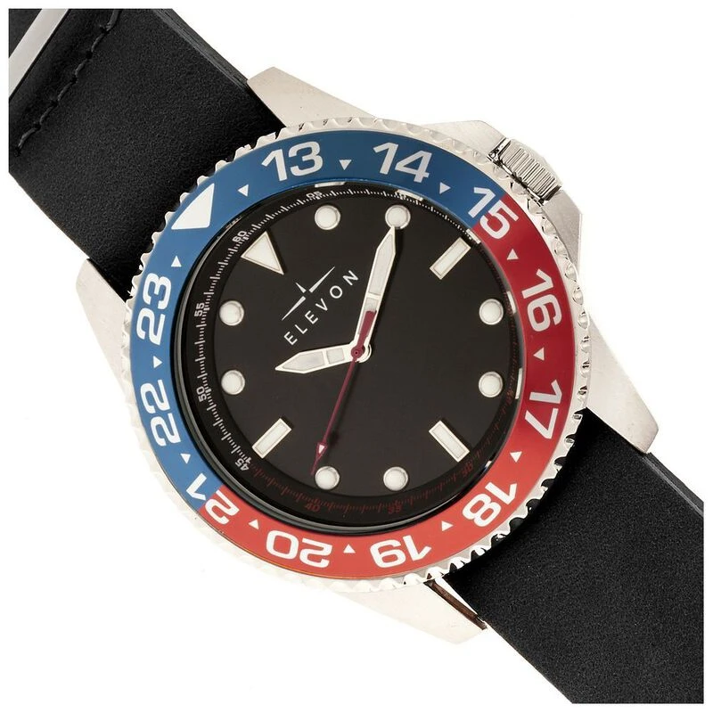 Elevon Montre de tous les jours Dumont Noir Bleu Noir Sportpursuit