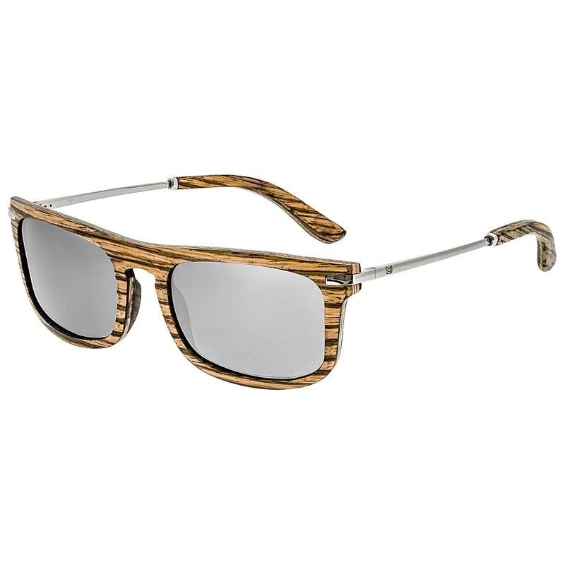 Earth Lunettes de soleil Wood Queensland Polarized Marron Sportpur