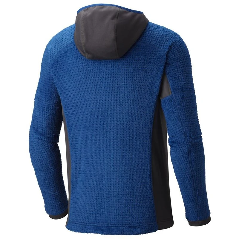 Mountain Hardwear Mens Monkey Man Grid II Hooded Jacket Nightfall Blu