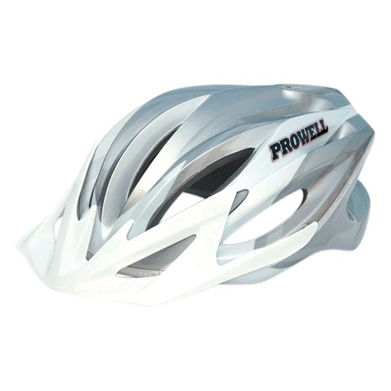 Raden Helmet Silver White With SharkFIN led