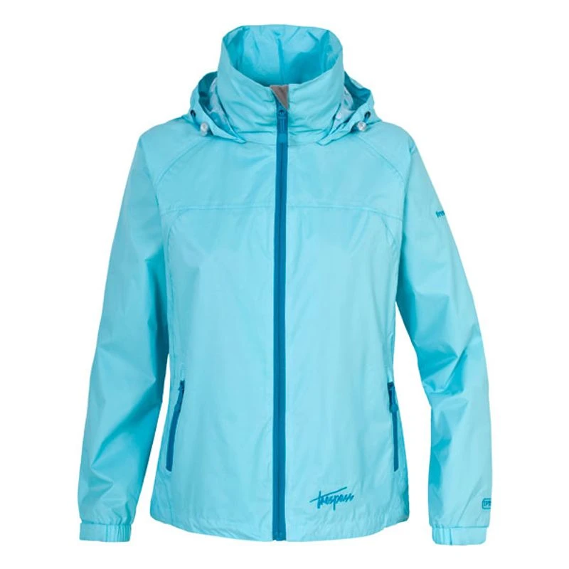 Womens Bogo Rain Jacket Aqua