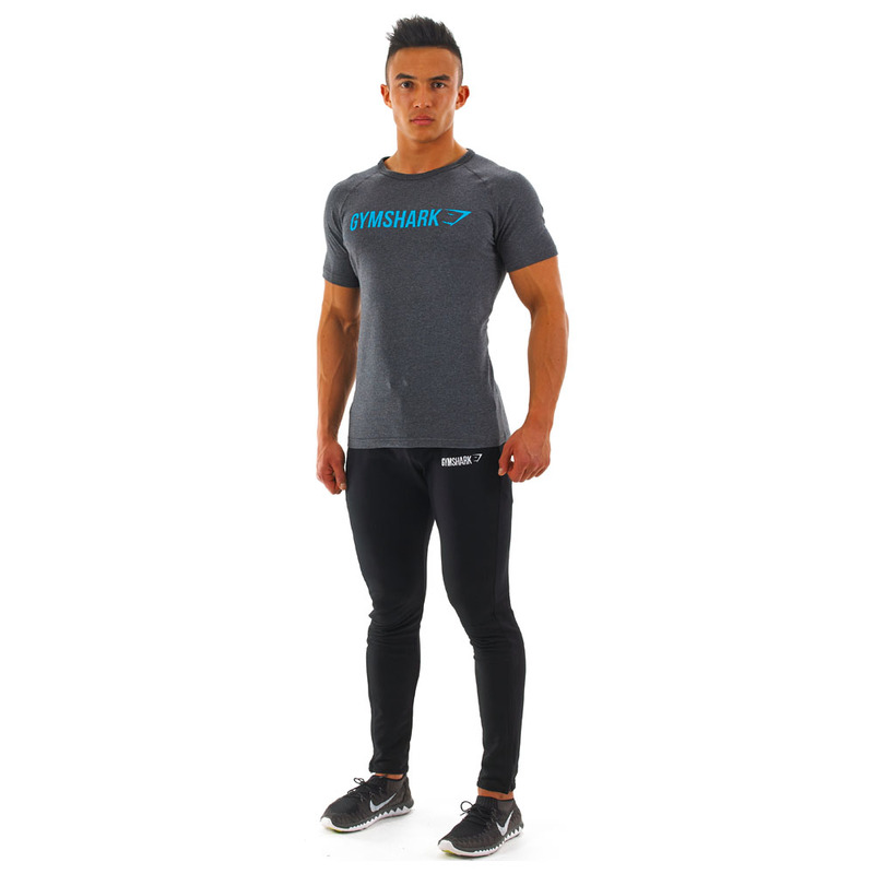 Gymshark Mens Apollo T-Shirt (Graphite) | Sportpursuit.com