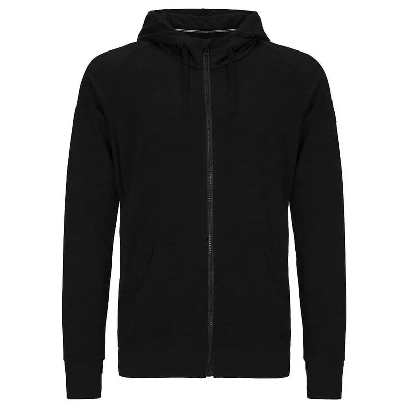 SuperNatural Mens Essential 220g Merino Hoodie Caviar Sportpursuit