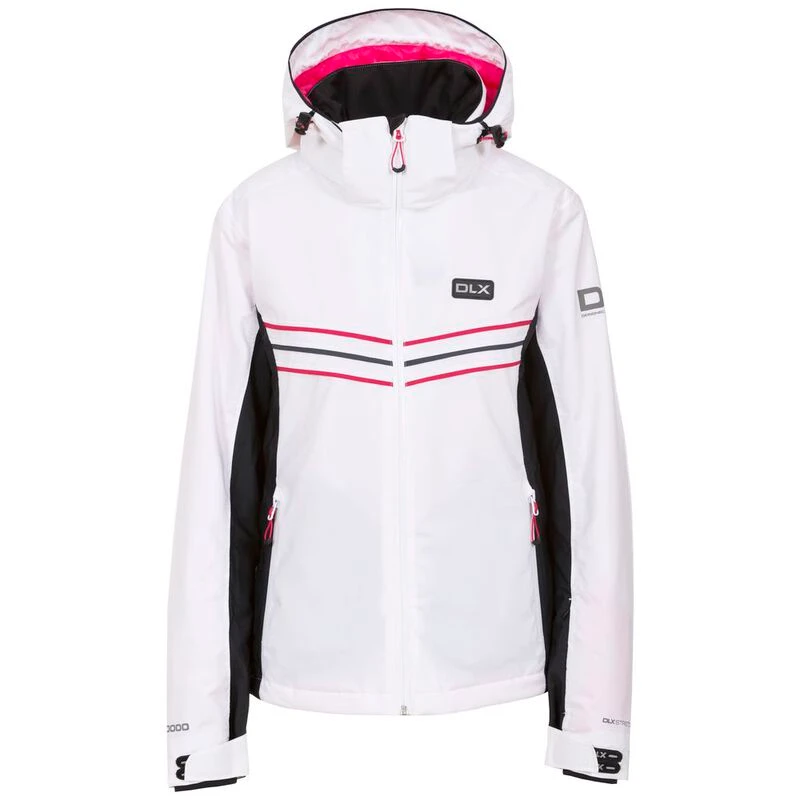 DLX Womens Hildy Ski Jacket White Sportpursuit